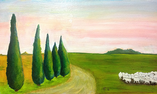 Cipressi, di Anna Rotella